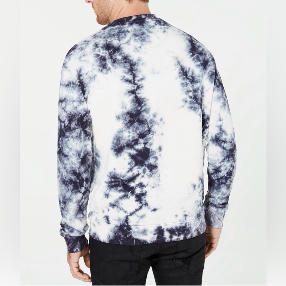 Men's Tie-Dye  Guess Logo Graphic Sweatshirt size Large - Picture 2 of 6